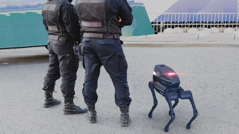 Police officers with RAD DOG