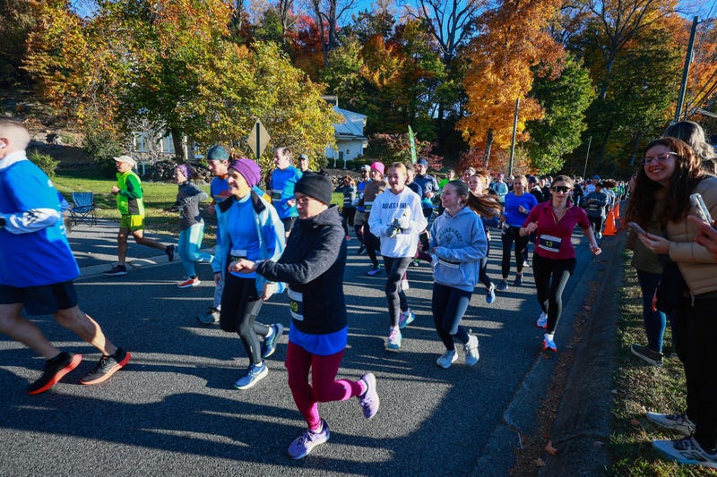 Runners at the 47th Radnor Run in 2024.
