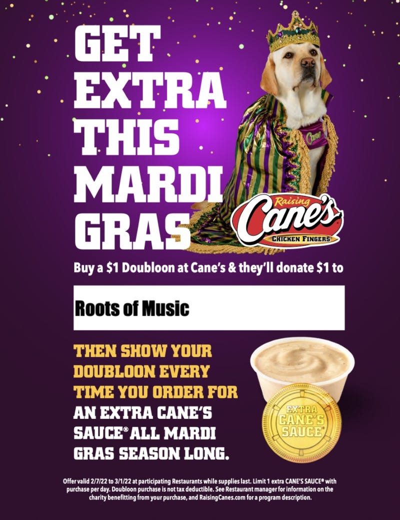 Raising Cane's sauce promotion