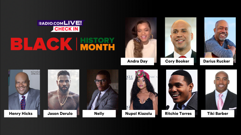 We're celebrating Black History Month with a special RADIO.COM LIVE Check In series
