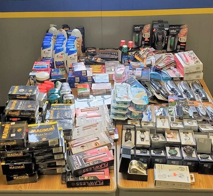 stolen items