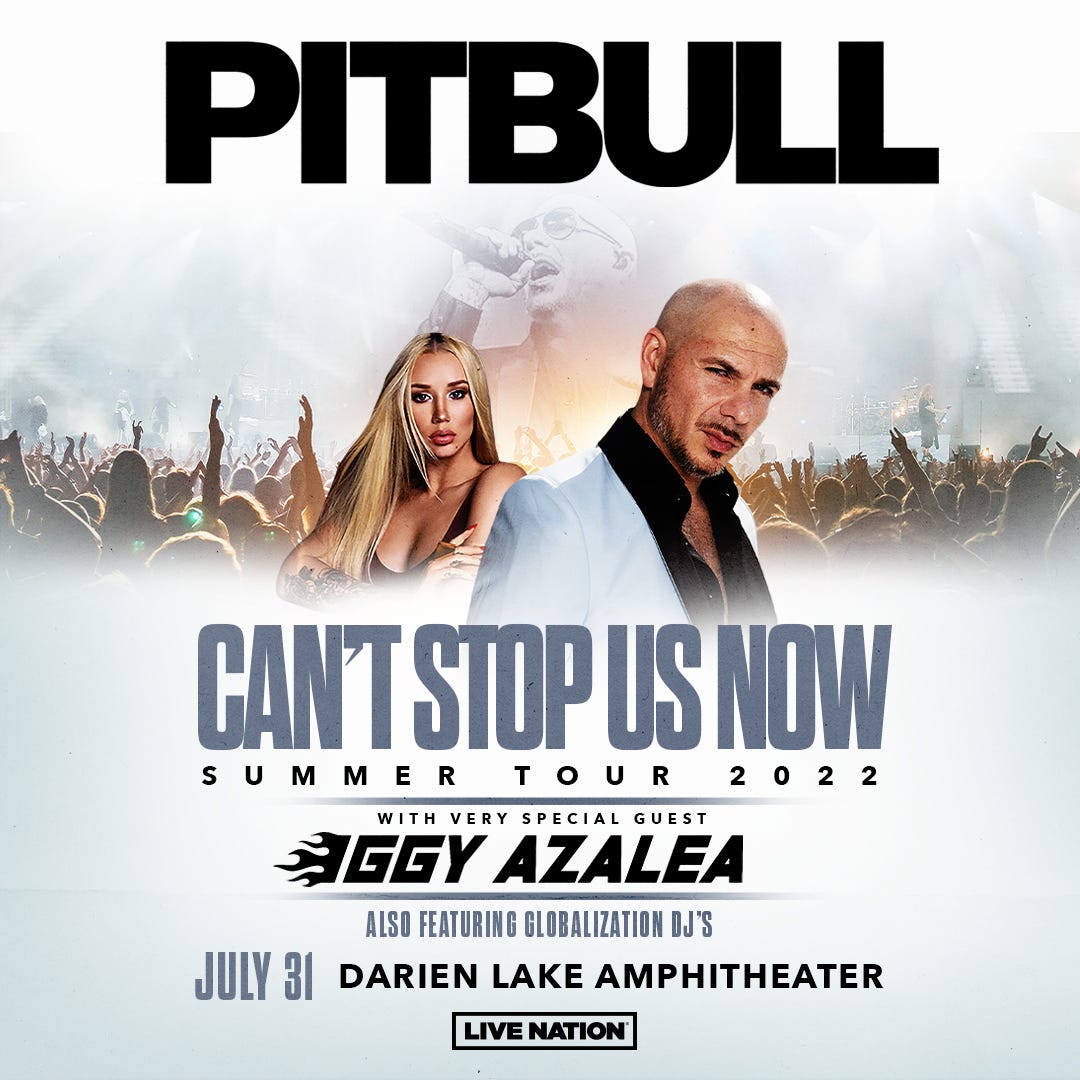 Win tickets to see Pitbull with Iggy Azalea at Darien Lake