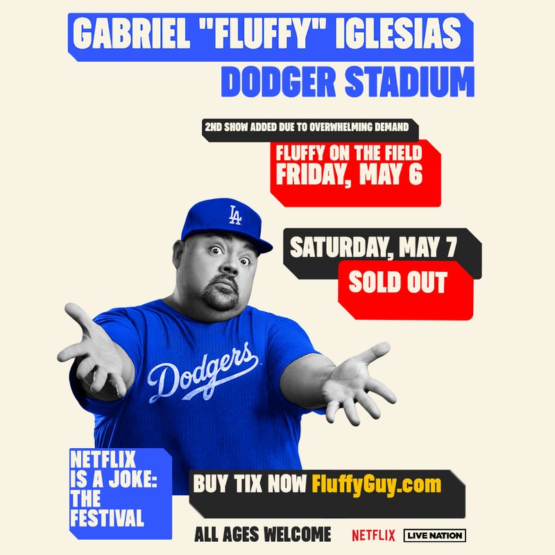 Gabriel Iglesias Dodger Stadium 5/7/22