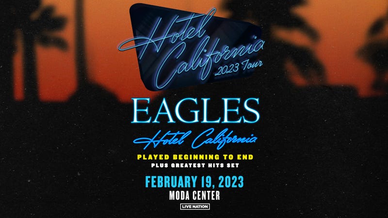 Eagles - Hotel California Tour 2023