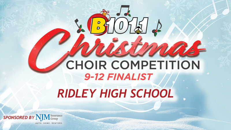 Ridley High School Advances to 9-12 of B101.1's 2022 Christmas Choir Competition