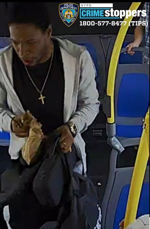 Suspect sought in fatal stabbing on Brooklyn shuttle bus.