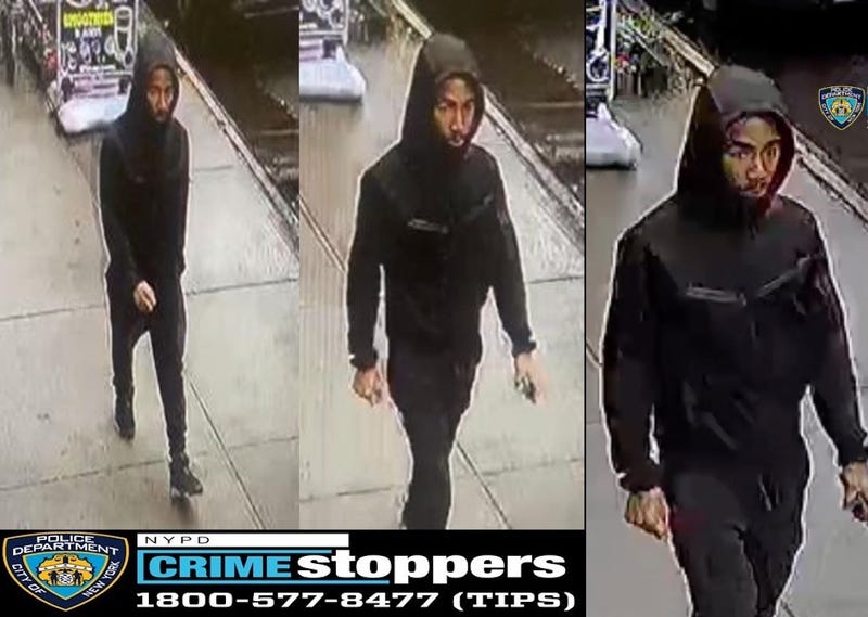 Police are searching for a suspect in an attempted rape and robbery at a Verizon store in East Harlem on May 12