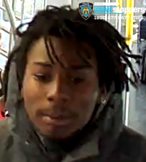 Man accused of beating a subway rider who bumped into him on a train in Bushwick.