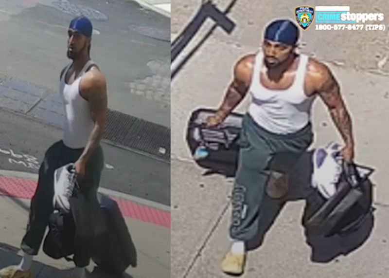 The suspect allegedly fled the scene in the Mustang then took off on foot