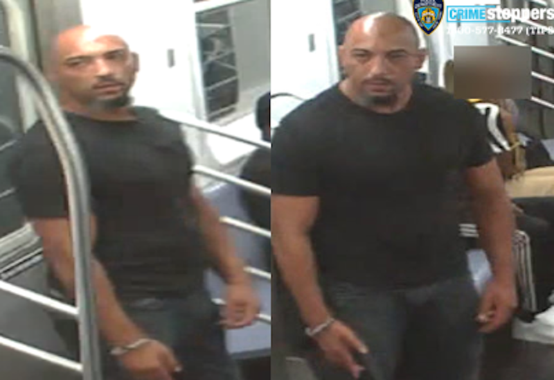 Police are searching for a man who allegedly beat a 64-year-old woman who asked him to put out a cigarette on a 2 train in the Bronx
