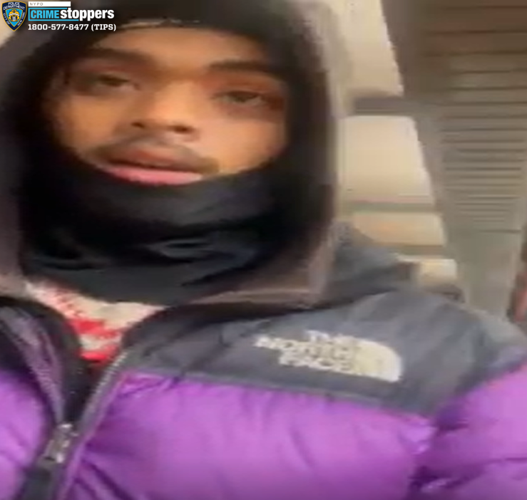 The suspect accused of a subway slashing in Midtown on Saturday.