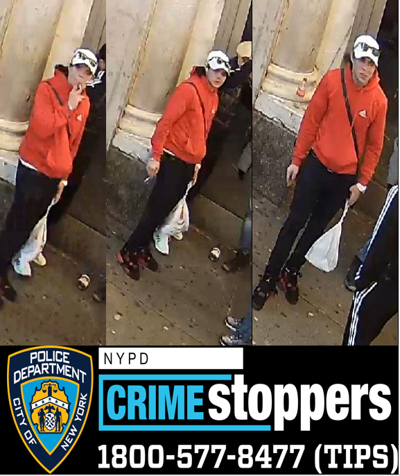 The NYPD on Feb. 7 released photos of additional suspects in connection with the Jan. 27 assault on NYPD officers. Here is one of the suspects.