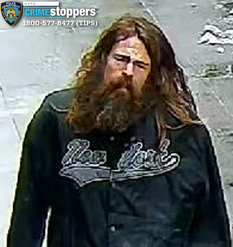 A suspect in an antisemitic vandalism that occurred on the Upper East Side last month.