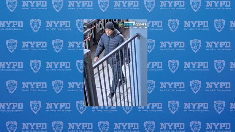 A man is wanted for forcibly kissing a young girl on the street in East Harlem Saturday.