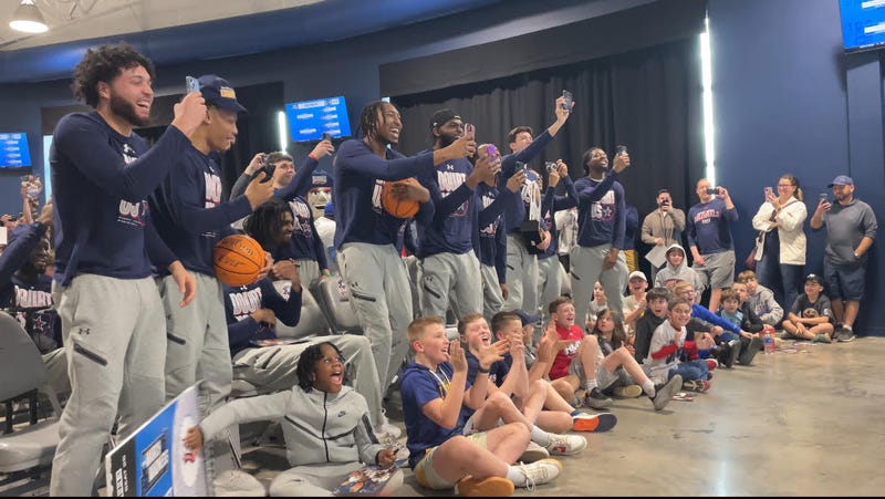Robert Morris reacts to Selection Sunday