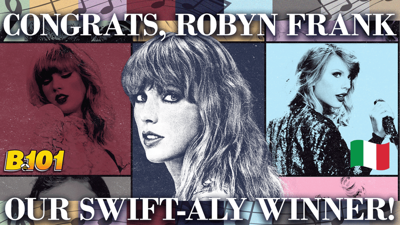 Congrats, Roby Frank - Our Swift-aly winner! 