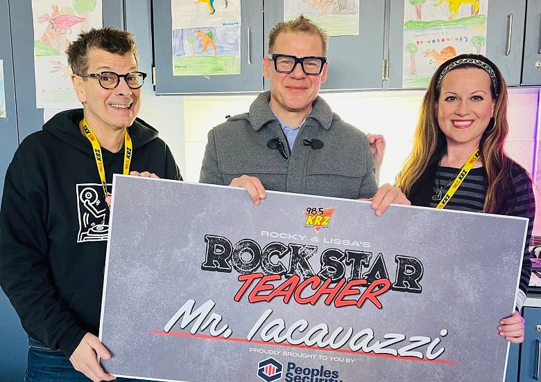 Rocky & Lissa with Mr. Iacavazzi