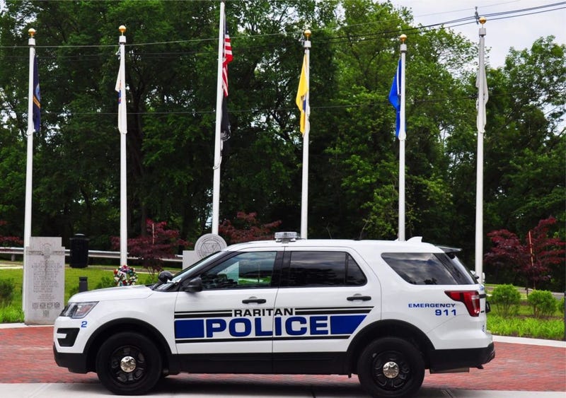 A Raritan Police Department vehicle. RPD officers were the first to respond to reports of a man smashing windows with a sword on Wednesday.