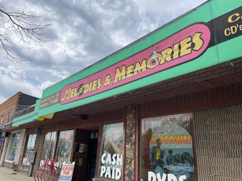 Outside Melodies & Memories in Eastpointe, Mich.