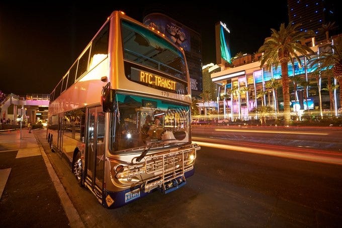 A Regional Transportation Commission bus