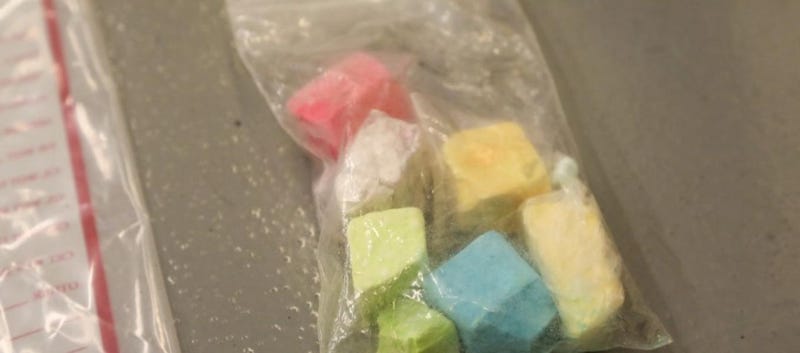 It's brightly colored like candy and resembles sidewalk chalk, but agents warn "rainbow fentanyl" making the rounds across the United Sates is extremely dangerous.