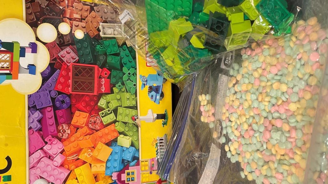DEA seizes 15K rainbow fentanyl pills hidden inside LEGO box — largest bust in NYC to date