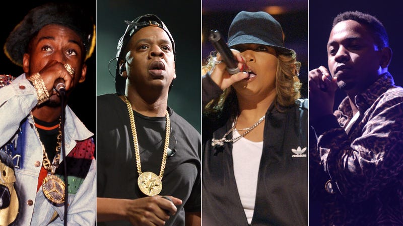 Rakim, Jay-Z, Queen Latifah, Kendrick Lamar