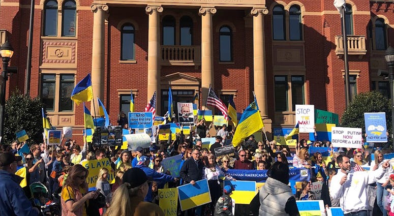 North Texas Ukrainians call for no-fly zone