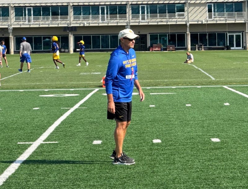 Randy Bates at practice