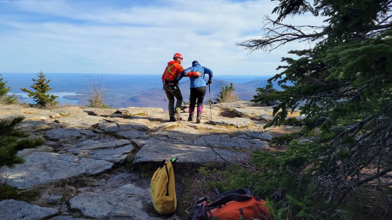 Rangers rescued a 64-year-old hiker on March 31, 2024.