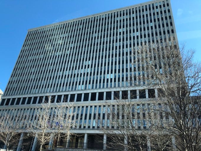 Rath Building, 95 Franklin Street, office of Erie County Executive