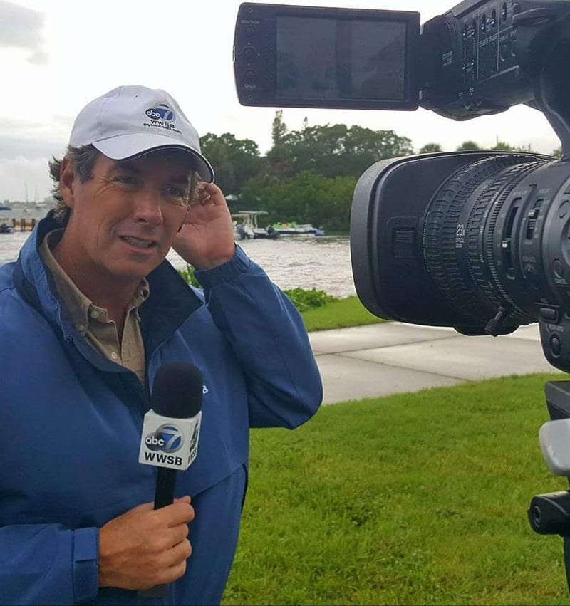 Former TV reporter Ray Collins