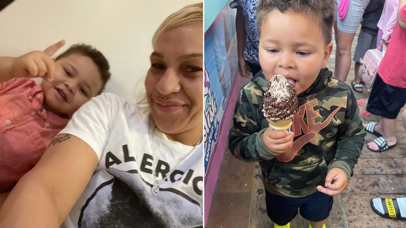 Rebecca Malave and her son Armani were injured in a hit-and-run