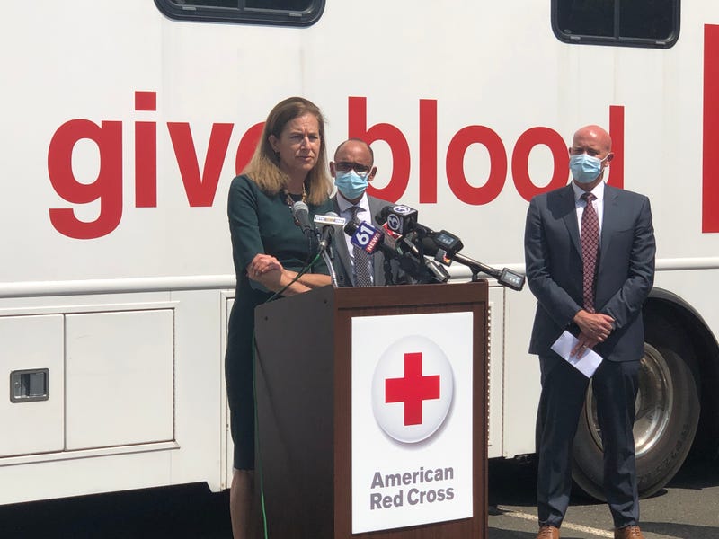 Lt. Gov. Susan Bysiewicz on donating blood