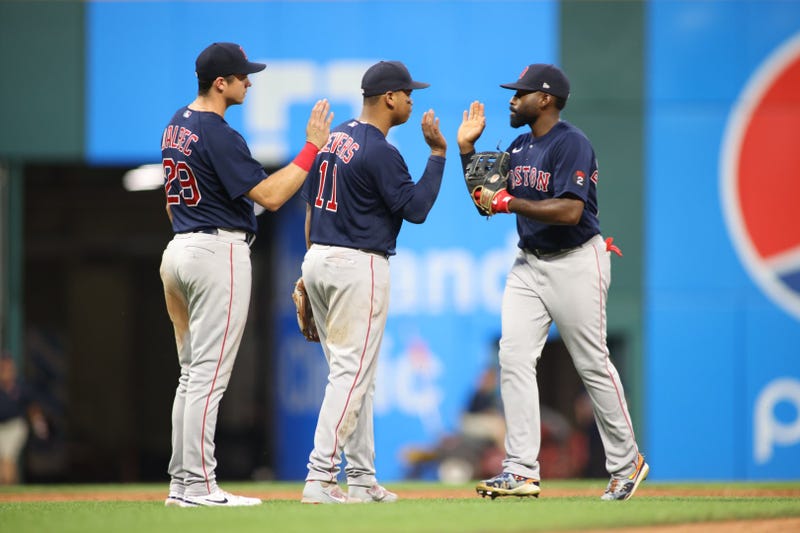 The Red Sox defeated Cleveland on Saturday night.