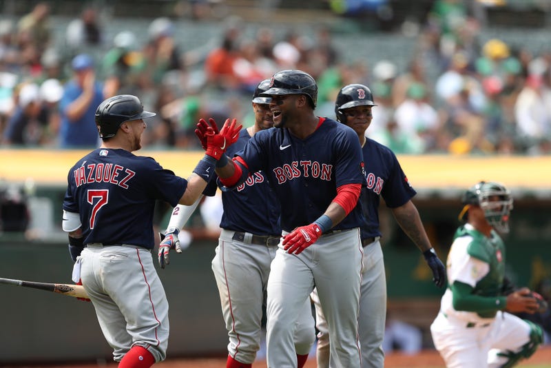The Red Sox defeated Oakland on Sunday.