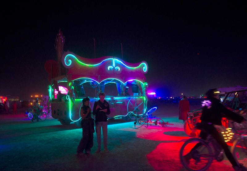 What's being called the \"Renegade\" Burning Man has the look and feel of the annual event on Northern Nevada Desert. Renegade Burning Man Iii 