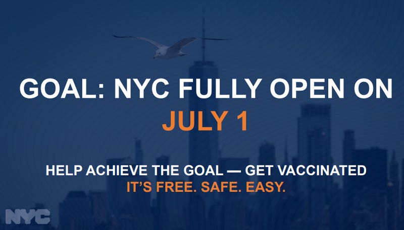 NYC reopening goal