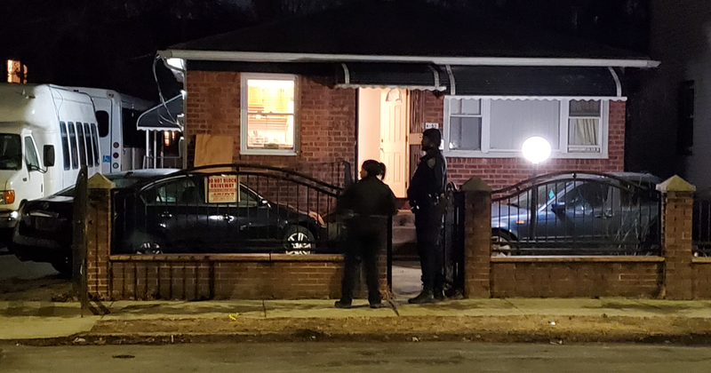 Police respond to a residence on 128th Street in Locust Manor, Queens after a tow truck driver was shot in the ankle Friday morning.