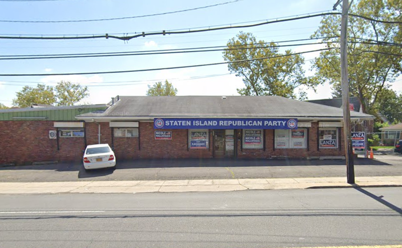 Elected officials gathered outside of the Staten Island Republican Party headquarters on Sunday morning and condemned the attempted assassination of former President Donald Trump.