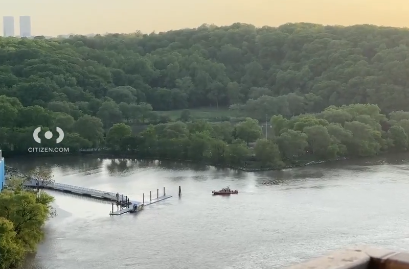 The dramatic rescue took place on the cliffs along the Spuyten Duyvil Creek