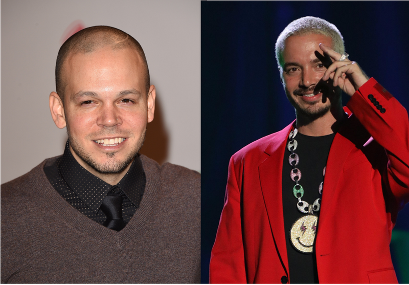 Residente (izquierda) y J Balvin (derecha)
