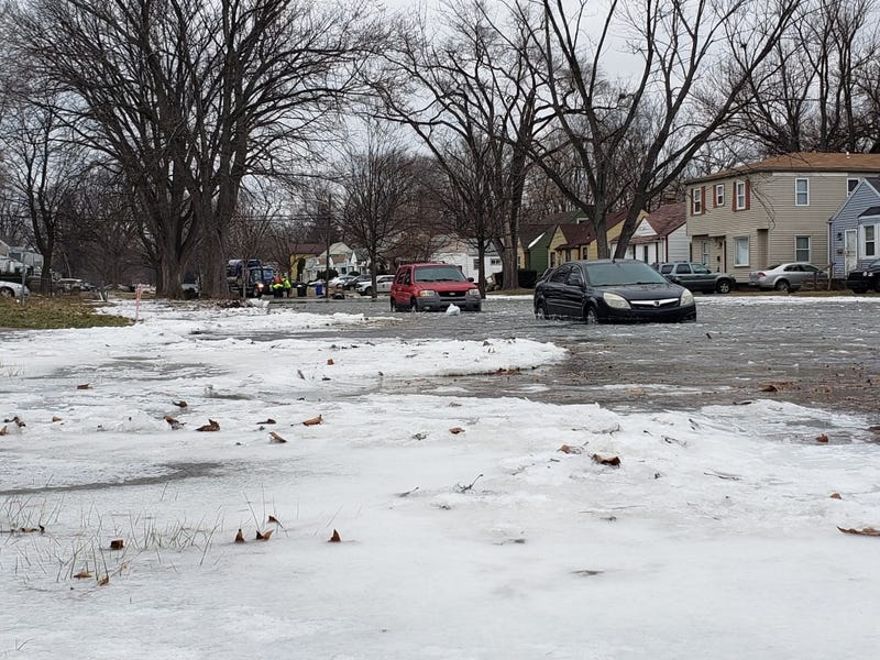 Water main break