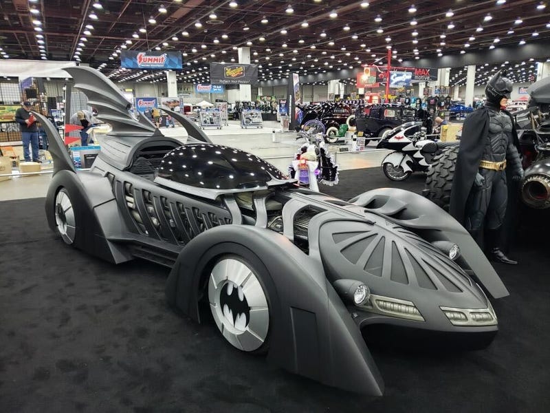 One of five Batmobiles at Autorama in Detroit