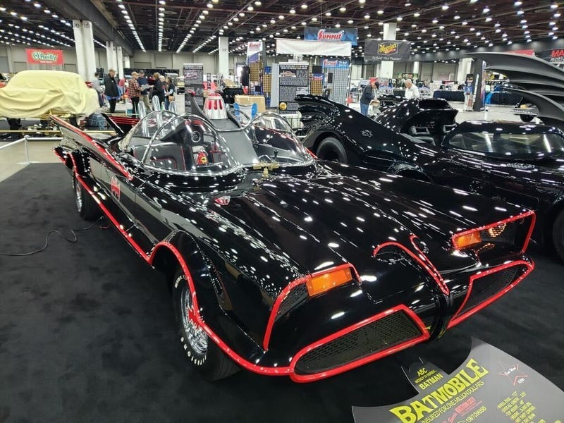 The original Batmobile, on display at Autorama in Detroit