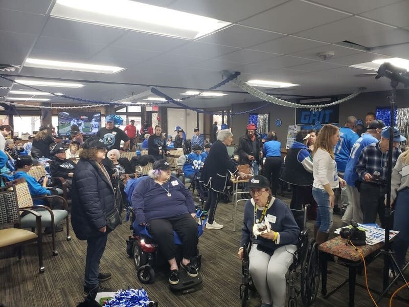 'Oldest Detroit Lions fans' hold pep rally