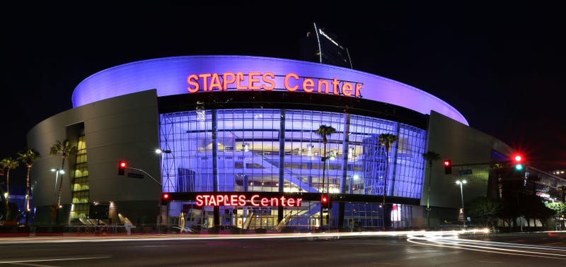The STAPLES Center in Downtown Los Angeles