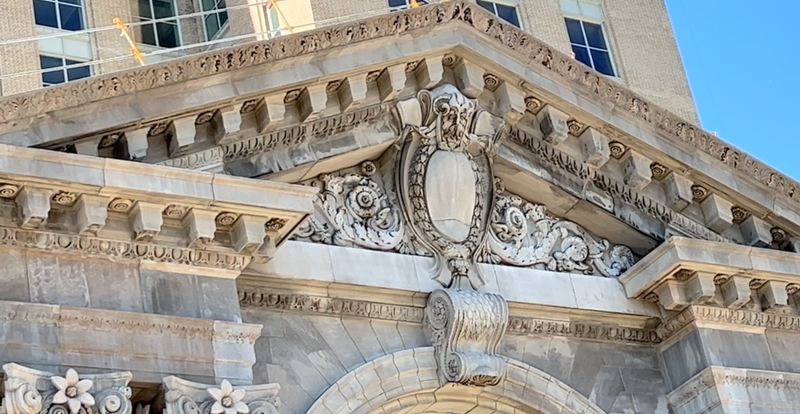 restored Detroit train station
