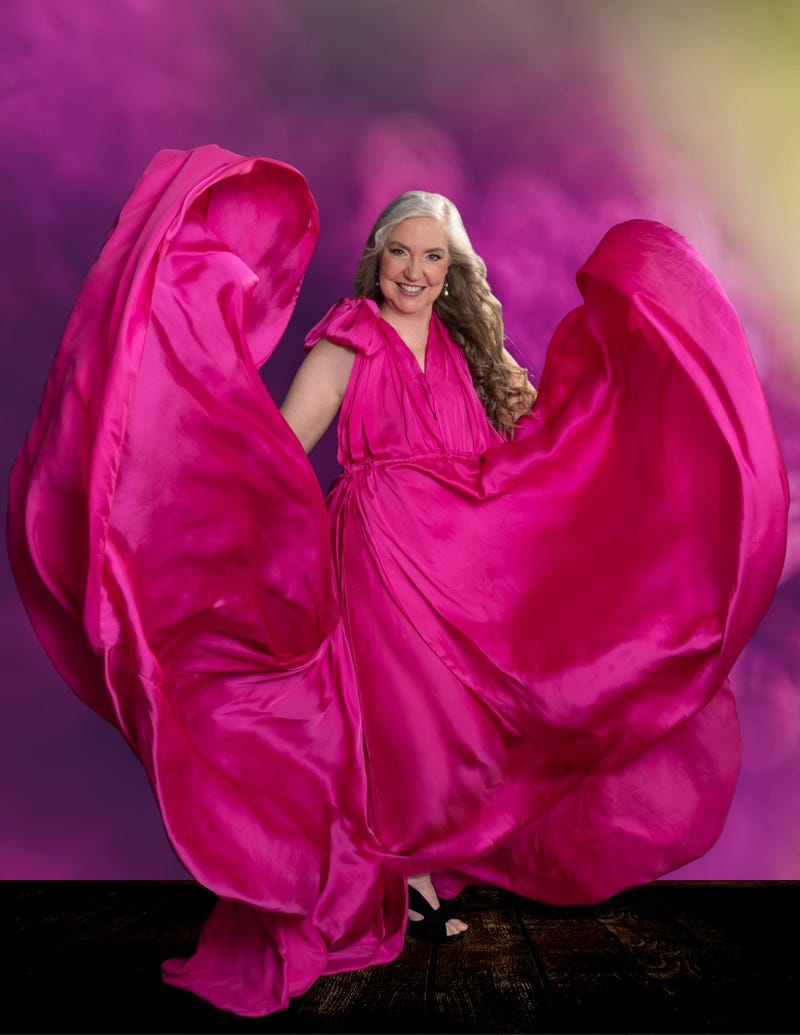Rhonda Caudill poses for a photo during her photoshoot with Demel in 2023. 