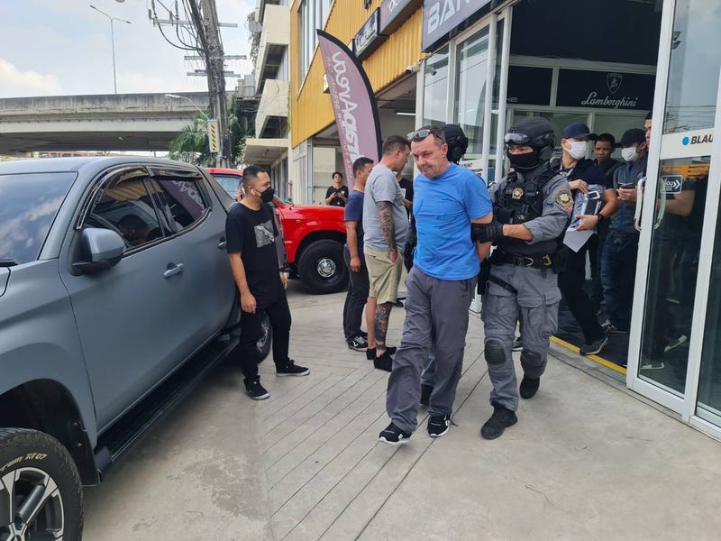 Richard Wakeling is taken into custody.